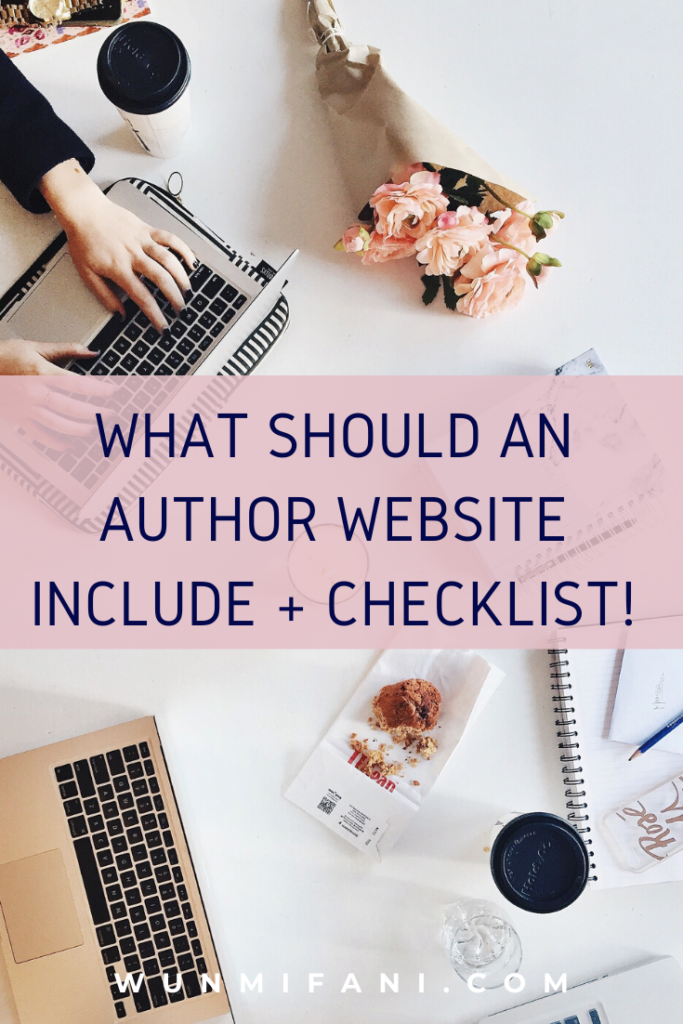 free author website checklist