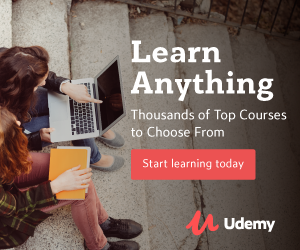 learn anything on Udemy