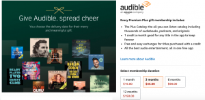 How to Give the Gift of Audible