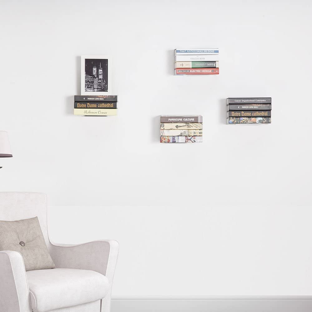 Invisible Floating Bookshelves